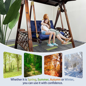 GUROA 4-inch thick cushion fill provides soft support on outdoor frames.