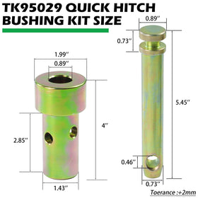 S07090100 lynch pin included for secure hitch assembly