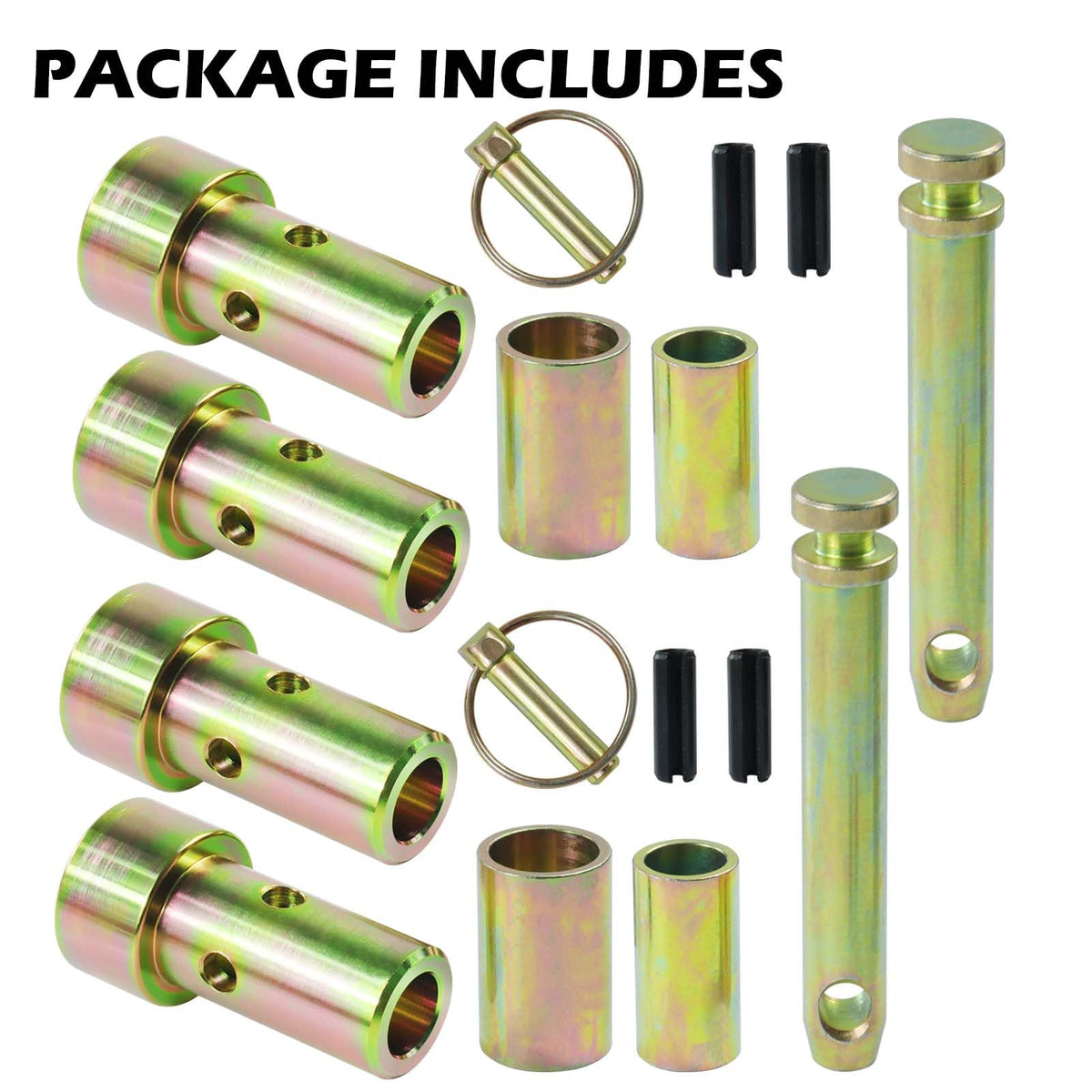 Top link bushings enable quick hitch compatibility