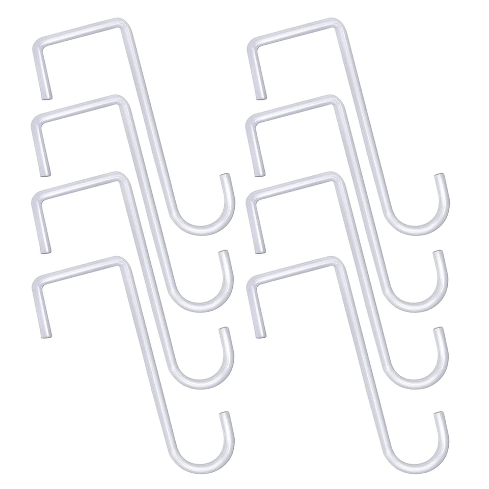 Gutapo vinyl fence hooks securely hold outdoor lights without tools.