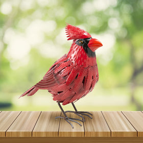 GUTE Cardinal statue outdoor garden with weather-resistant finish