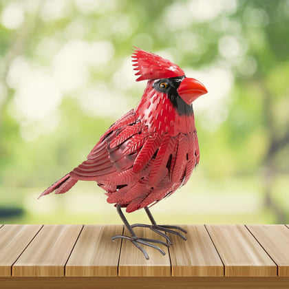 GUTE Cardinal statue outdoor garden with weather-resistant finish