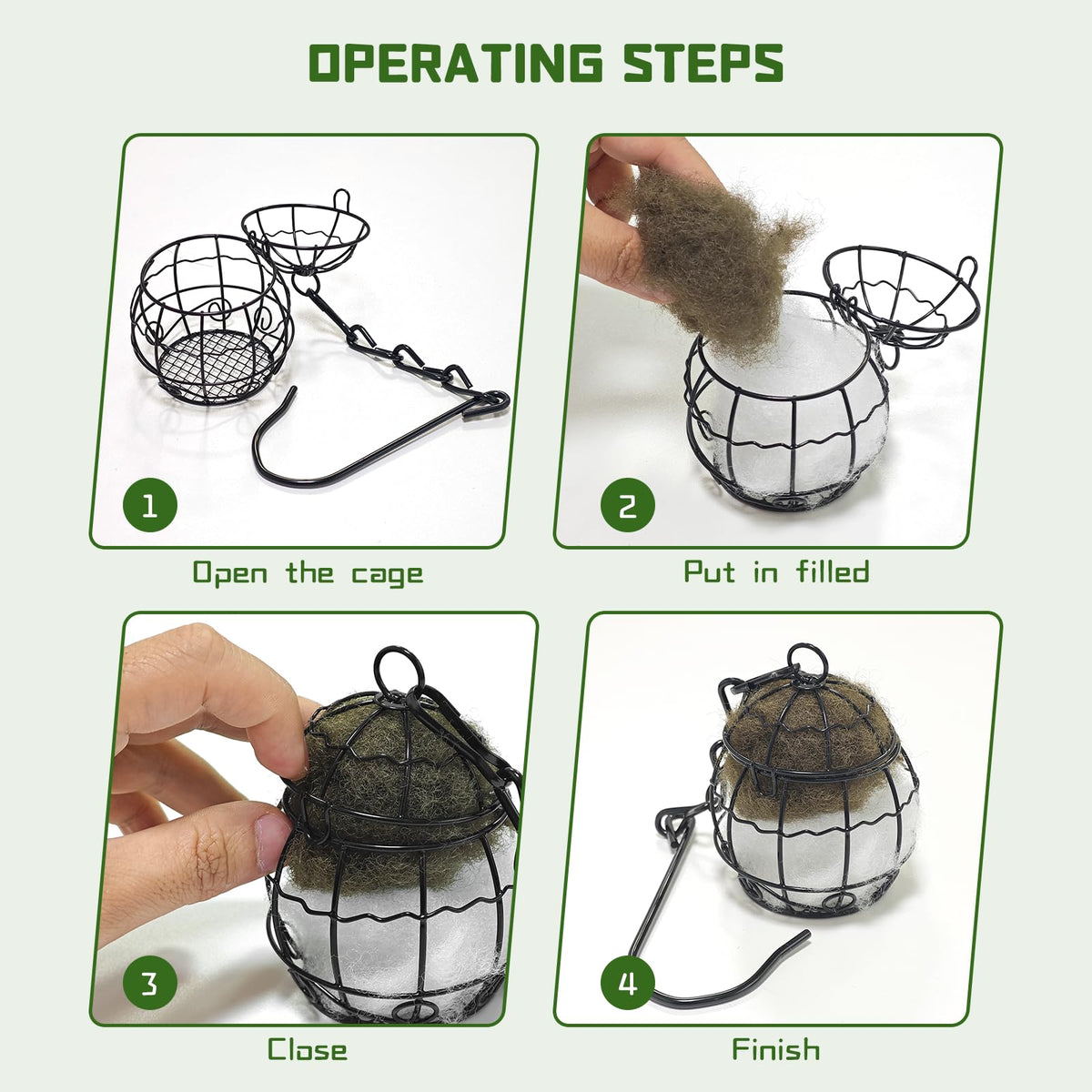 Gute garden setup that attracts hummingbirds and finches