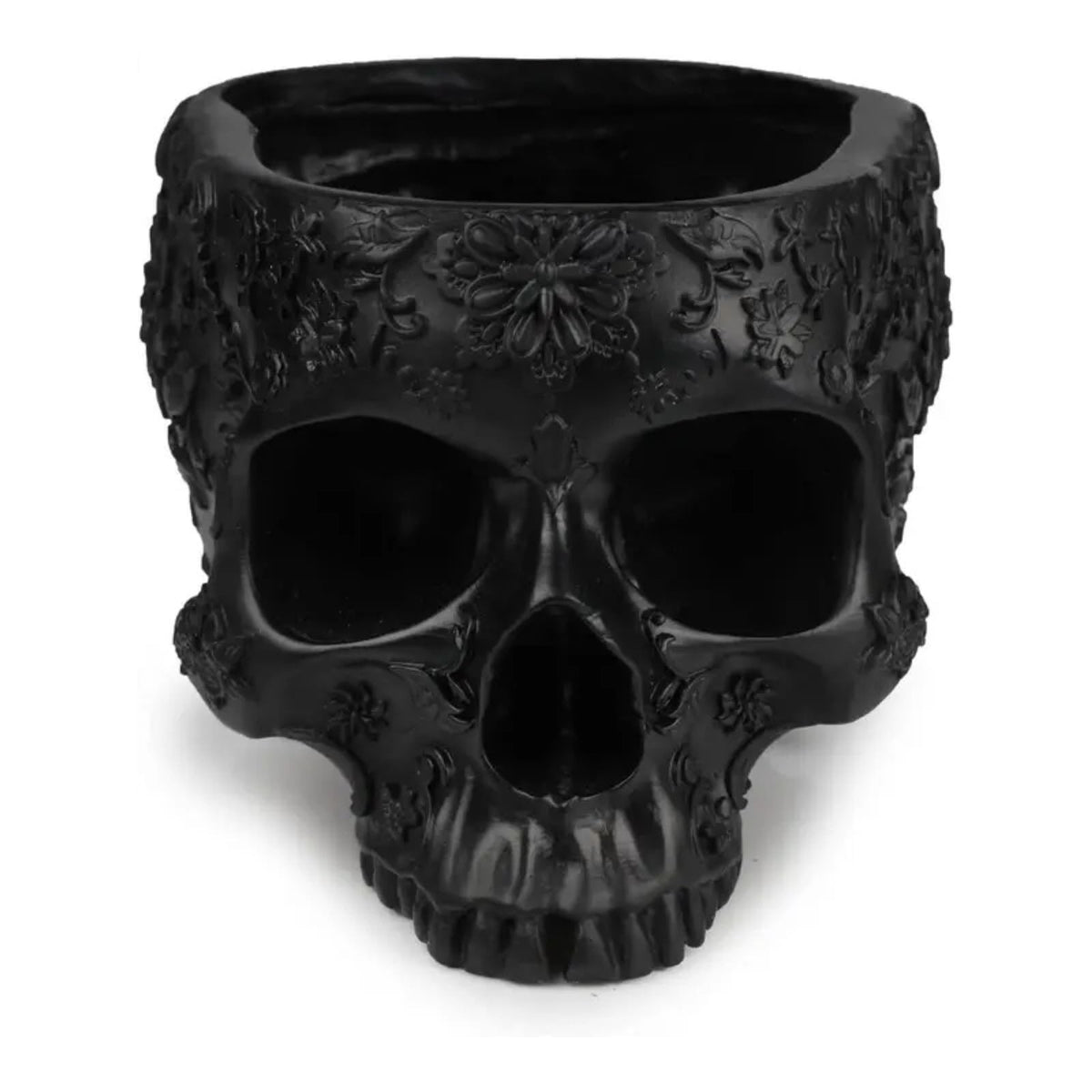 GUTE skull bowl candy dish for spooky gatherings.