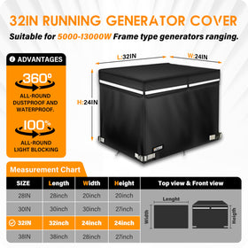 GUYISS cover features waterproof side zippers to keep rain out