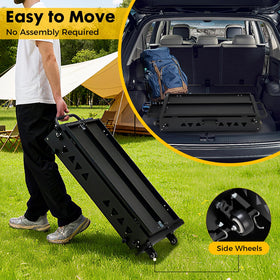 GVGBUK extra-wide top offering ample space for prep and multiple devices