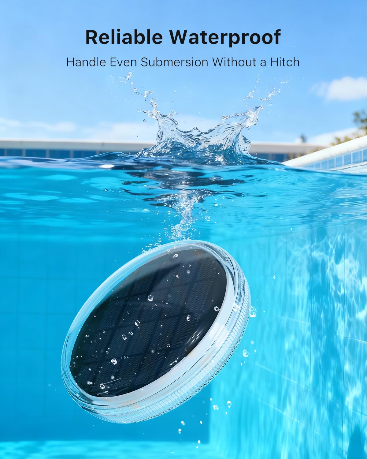 GVSHINE heavy-bottom floating light stays face-up for reliable illumination