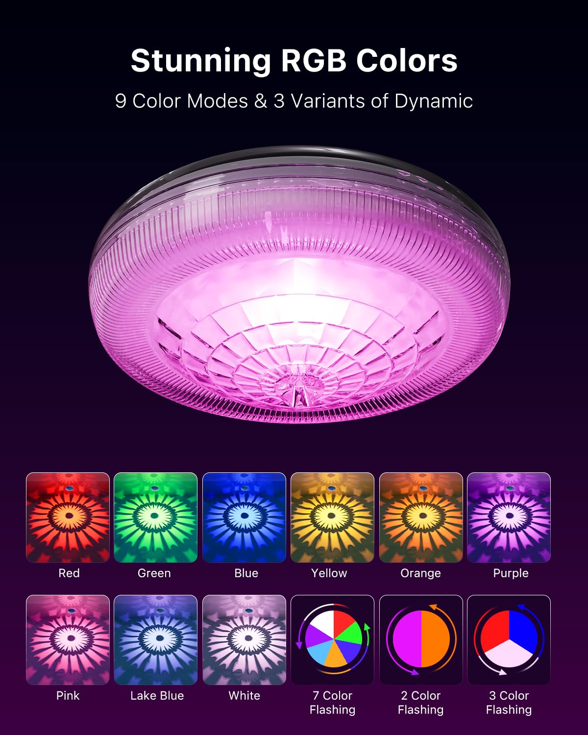 GVSHINE solar pool light offers nine colors for vibrant nights