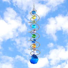GWAHSA hanging crystal decor for indoor or outdoor spaces.