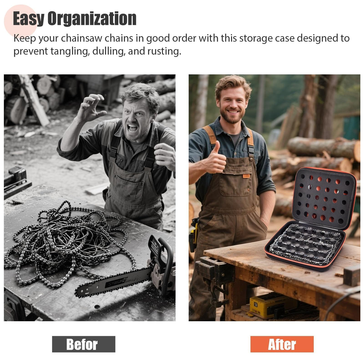 GWCASE accessory organizer compartment for efficient tool management