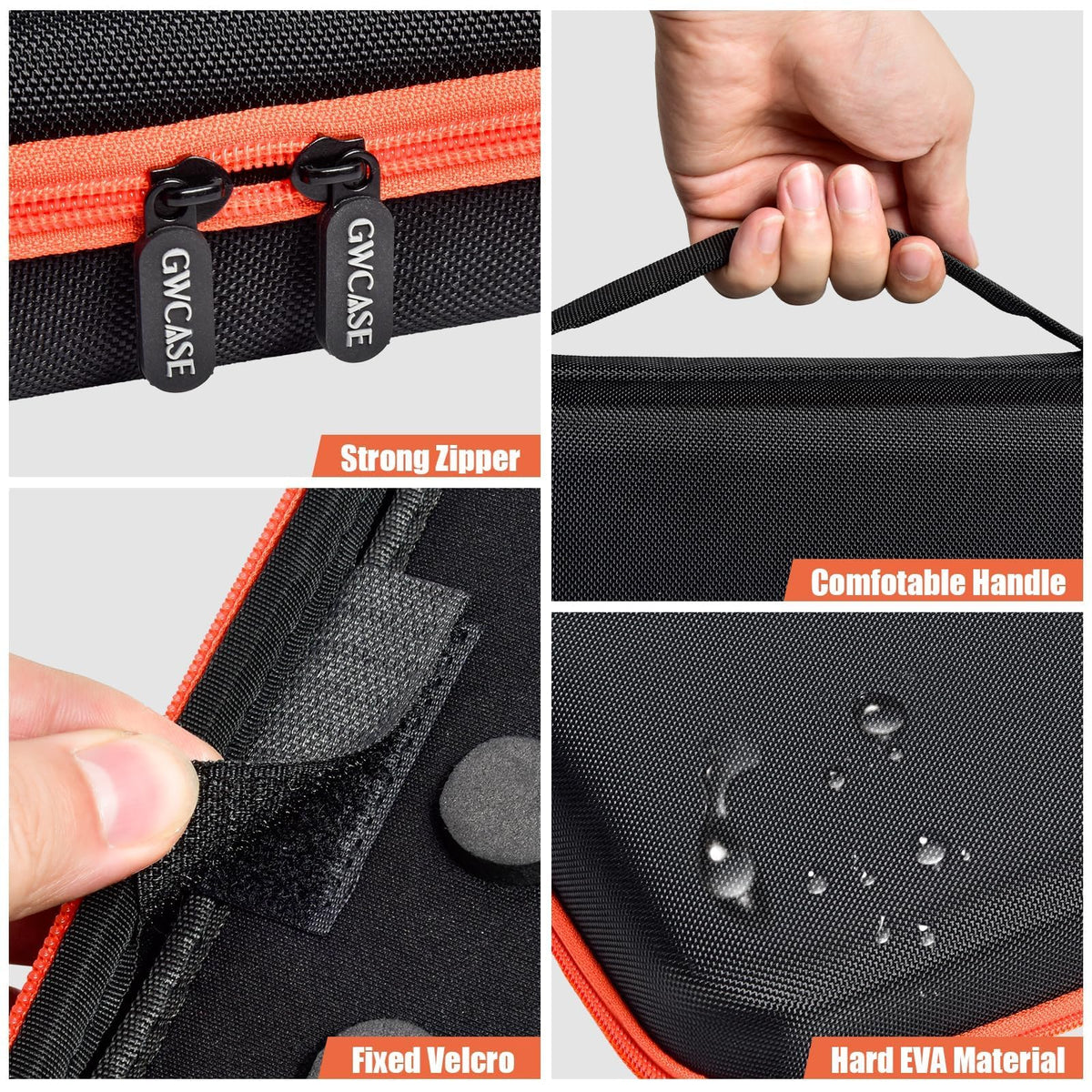 GWCASE external dimensions keep the box compact and portable on site