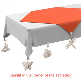 GWHOLE dragonfly weights prevent gusts during garden meals.