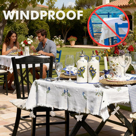 GWHOLE outdoor windproof weights secure patio tablecloths.