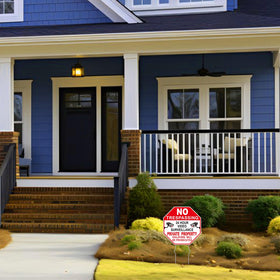 GXGGUS durable sign for front door, garden, and lawn areas.