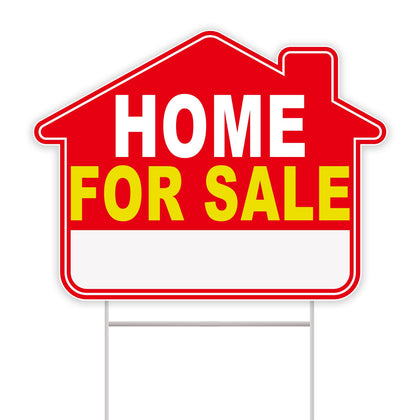 GXGGUS home-for-sale sign front view with clear visibility for open houses.