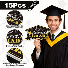 GXGGUS indoor wall or tabletop graduation signs for versatile decor and photo props.