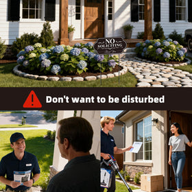 GXGGUS Weatherproof sign resists sun and rain without fading