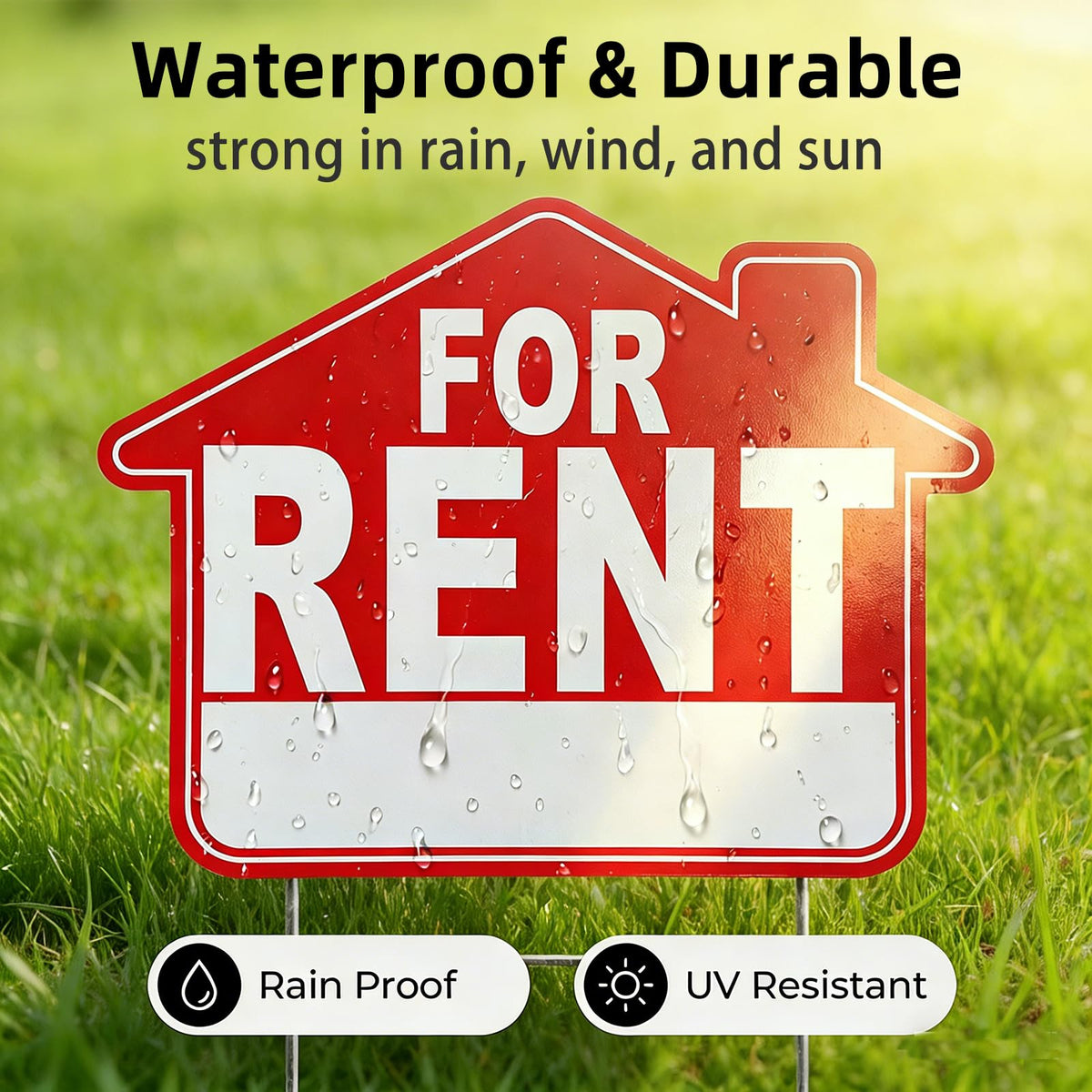 GXGGUS UV printing keeps lettering bright and legible in all weather for listings.