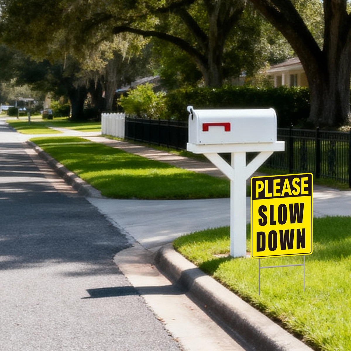 GXGGUS Yard sign 17x13 with corrugated plastic offers high visibility from a distance.