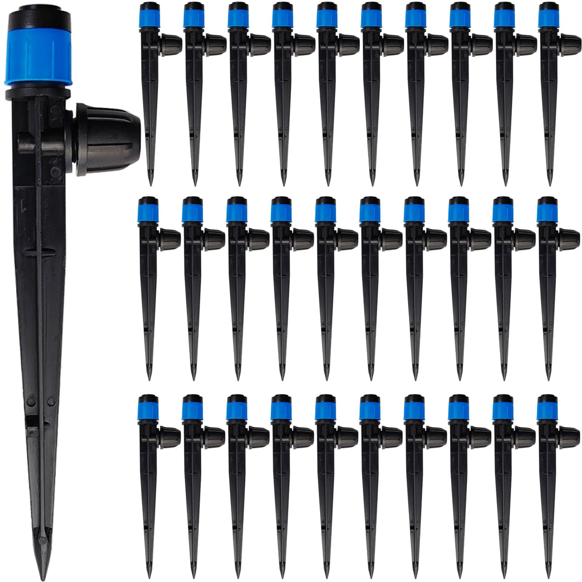 GXXMEI 360-degree stake emitter for precise garden watering.