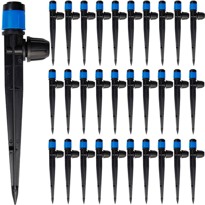 GXXMEI 360-degree stake emitter for precise garden watering.