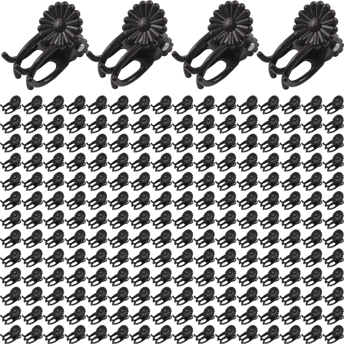 GXXMEI 400pcs orchid clips pack provides sturdy plant support for upright growth