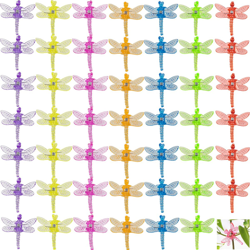 GXXMEI dragonfly orchid clips 70-piece pack for secure flower spike support.
