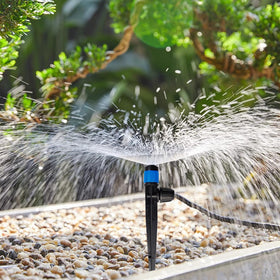 GXXMEI five-inch stake keeps emitters steady during watering
