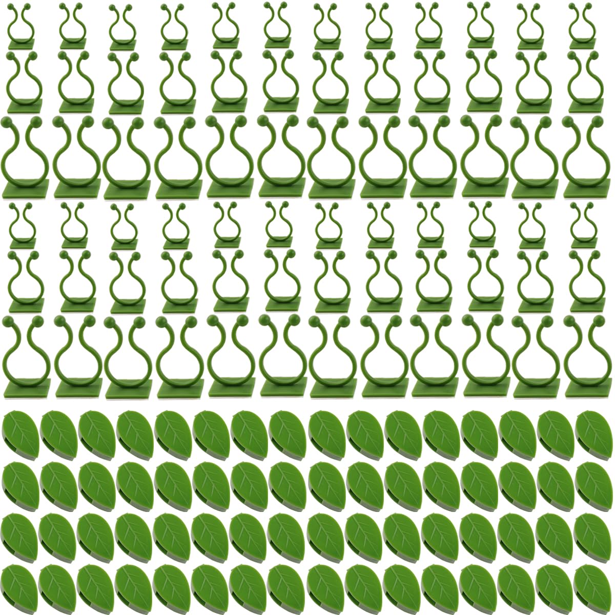 GXXMEI leaf-shaped plant wall clip securing vines on smooth surface for a discreet display