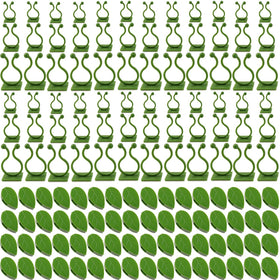 GXXMEI leaf-shaped plant wall clip securing vines on smooth surface for a discreet display