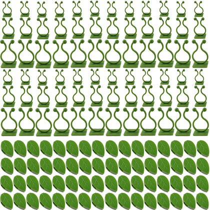 GXXMEI leaf-shaped plant wall clip securing vines on smooth surface for a discreet display