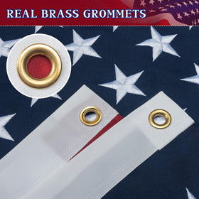 GYaozii flag brass grommets support secure, long-lasting outdoor mounting.