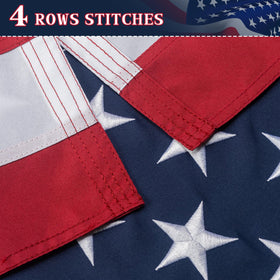 GYaozii American Flag weather resistant fabric keeps colors bright outdoors