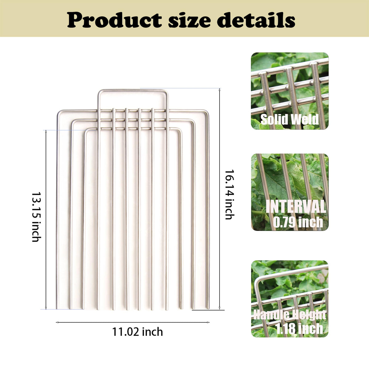 GYFCI trap divider stainless steel construction resists rust and weather for outdoors use.