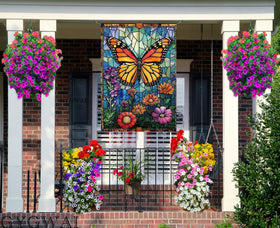GYGWAI burlap flag uses fade-resistant fabric for long-lasting outdoor beauty.