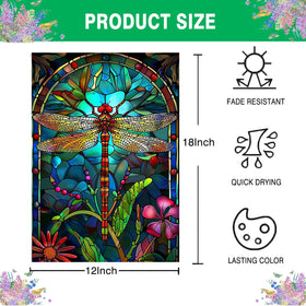GYGWAI spring garden flag 12x18 adds seasonal charm to porches or balconies.