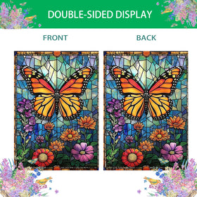 GYGWAI garden flag with top sleeve fits standard poles for quick installation.