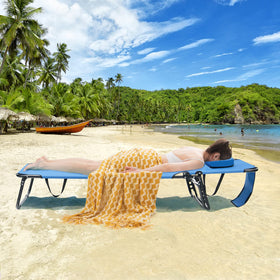 GYMAX lounge on patio, poolside, or lawn for versatile relaxation.
