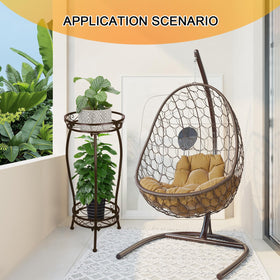 Gynyinly rustproof iron stand blends durability with classic bronze style