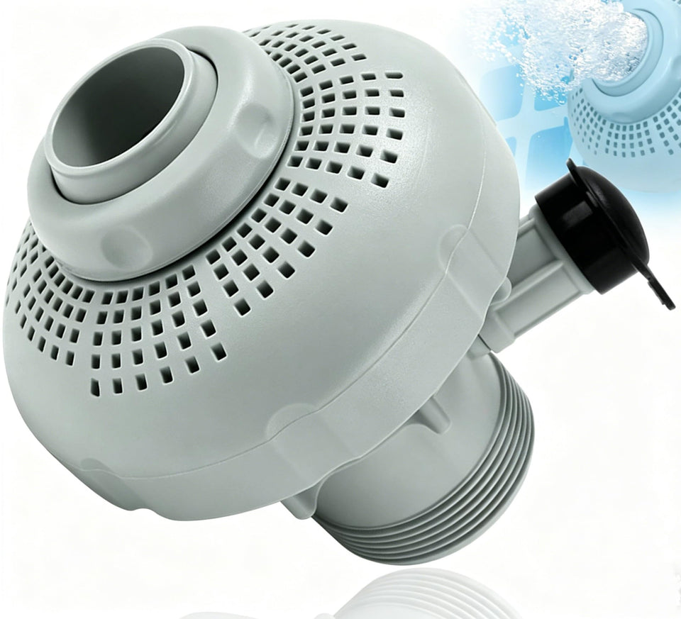 GYPNS 12355 large inlet air nozzle close-up shows durable design for pool circulation.