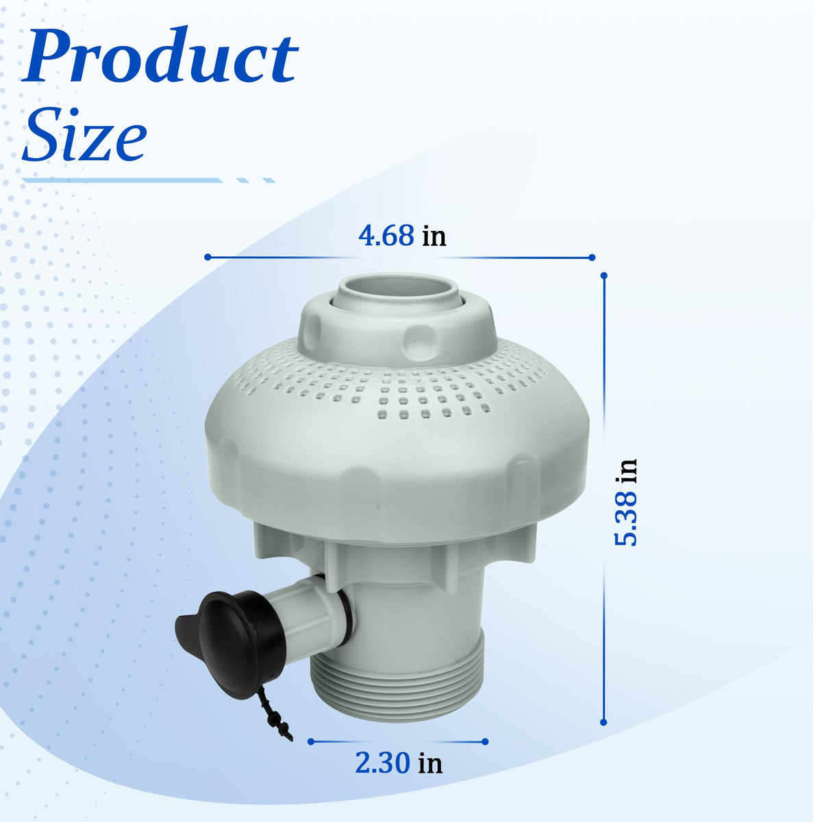 GYPNS 12355 nozzle image demonstrates premium plastic construction for long-lasting use.