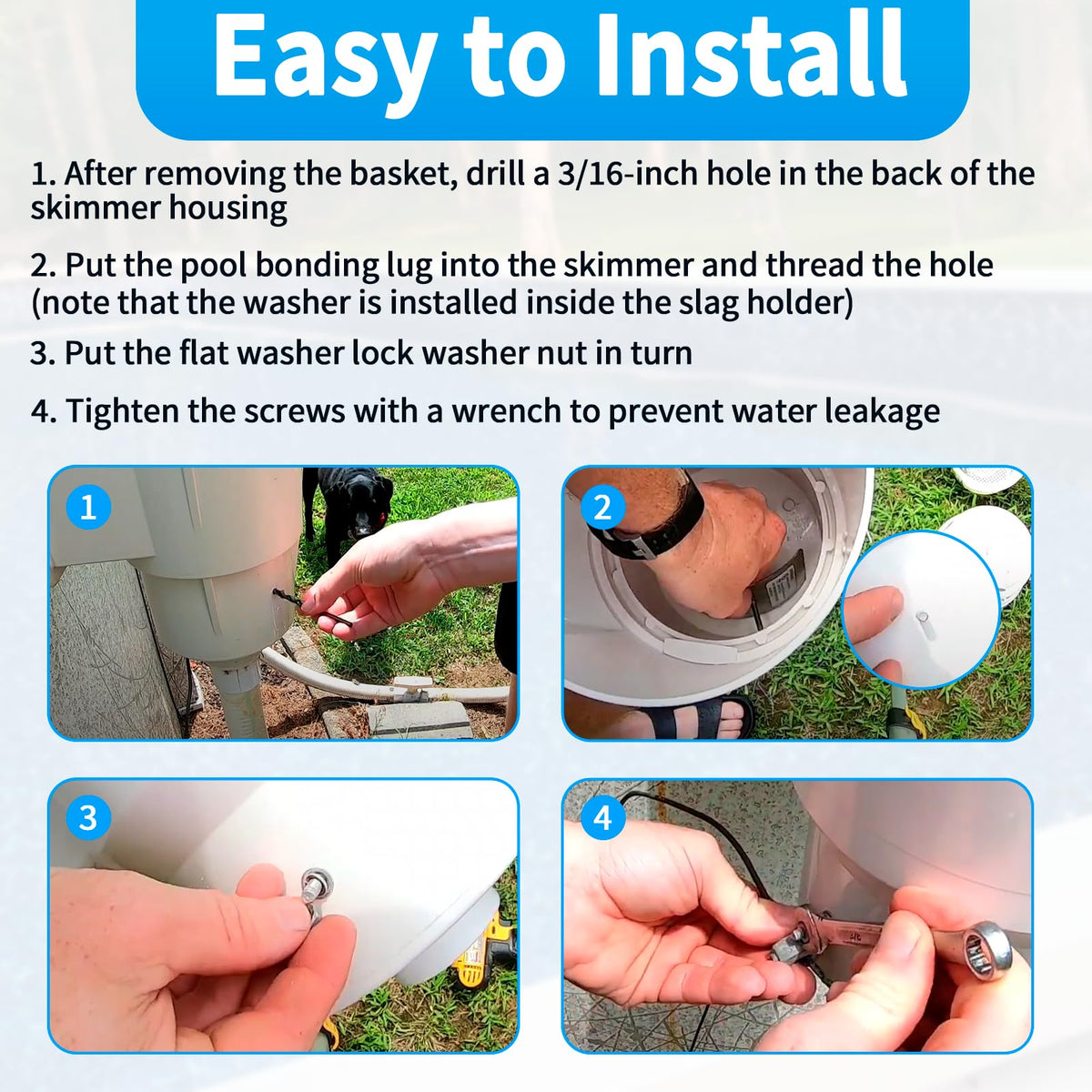 GYPNS BWB680AG installation kit includes mounting wrench and screwdriver.