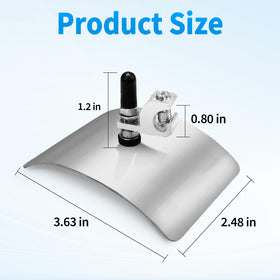 GYPNS BWB680AG mounting area with included wrench for easy install.