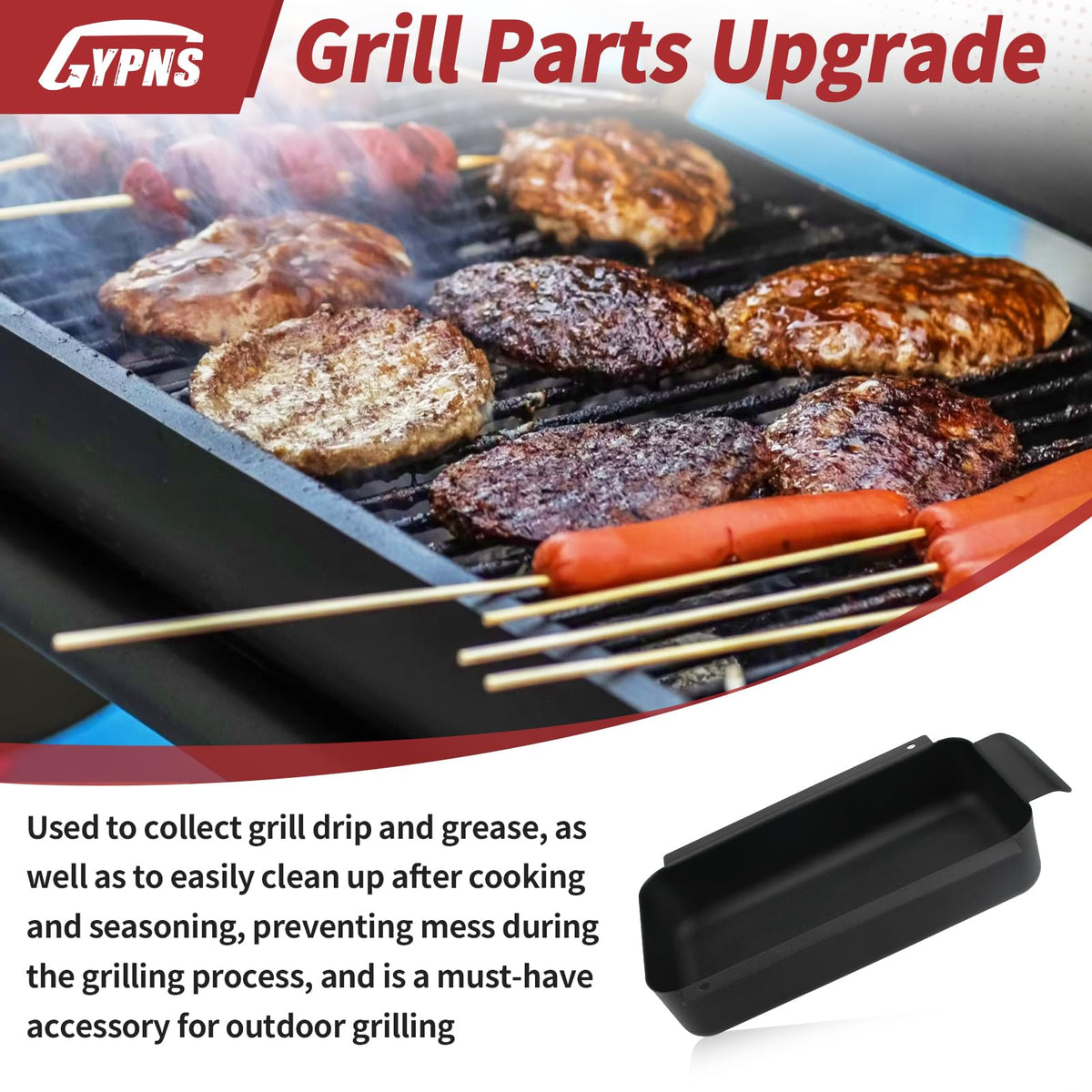 GYPNS tray cleans quickly after cooking, reducing scrubbing time