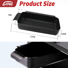 GYPNS grease pan on grill side rack, easy installation and quick cleanup