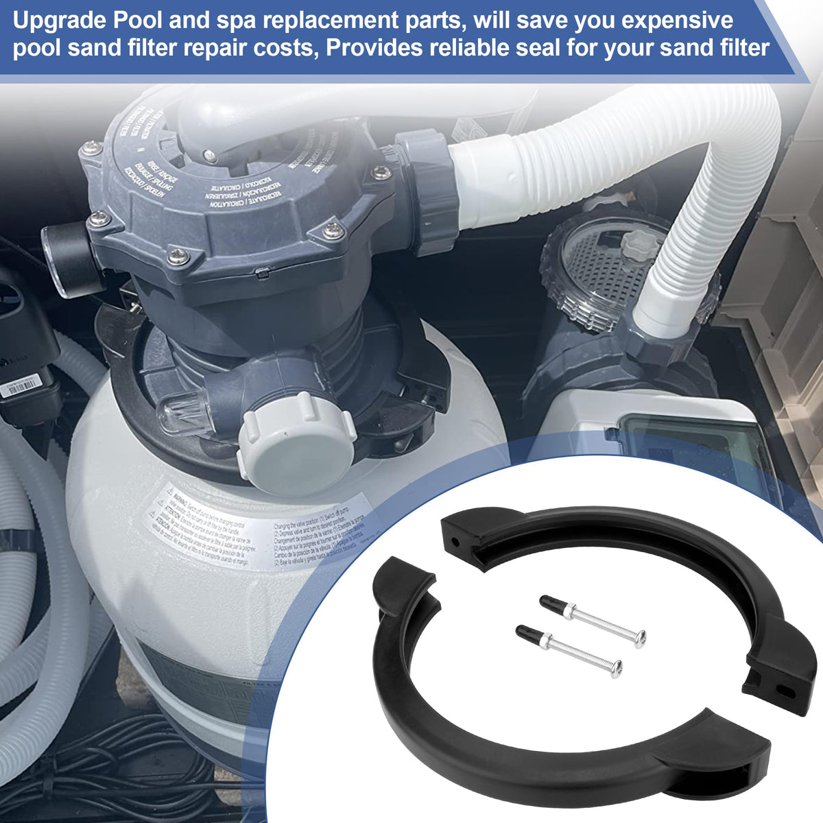 GYPNS replacement parts for Intex pump clamps improve repair efficiency.