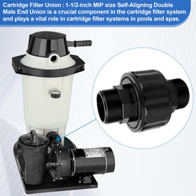 GYPNS SP1480BLK 1-1/2-inch MIP connection simplifies installation.