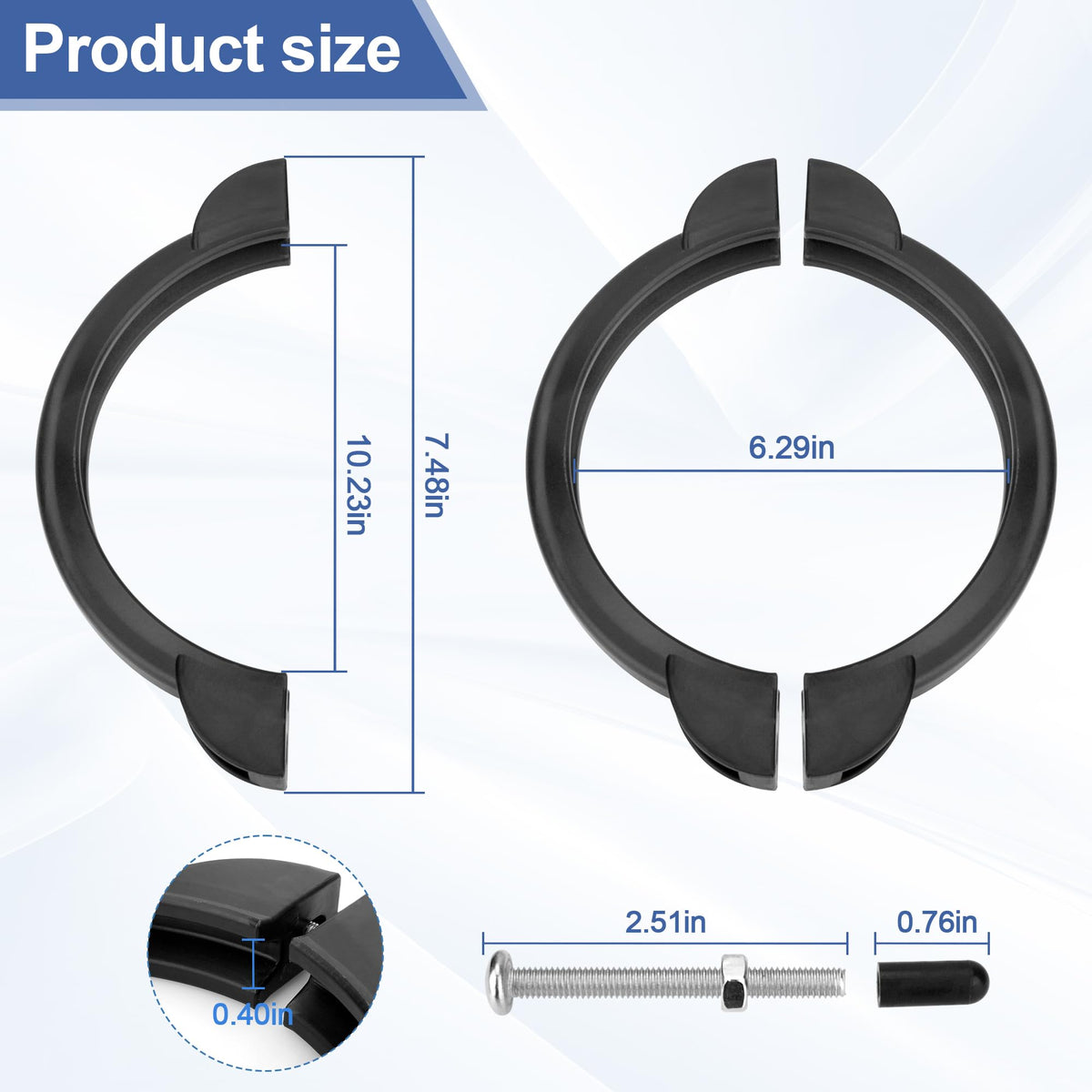 GYPNS valve clamp compatible with Intex SX2100 and SX2800 pumps.
