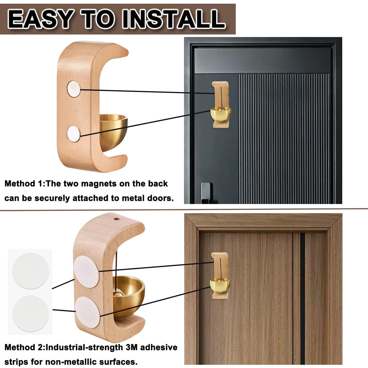 gyrkmshju adhesive option enables easy setup on non metal surfaces.