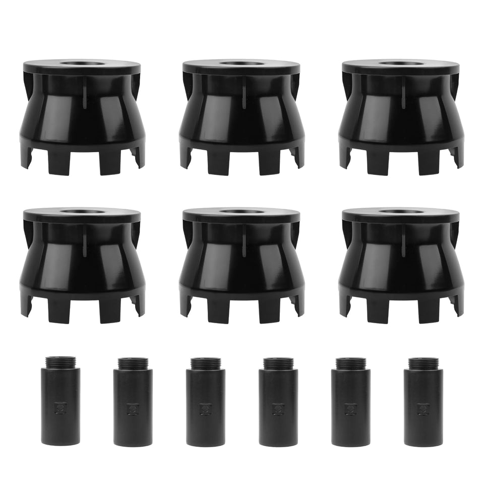 GYUTONG 1.5-inch stackable sprinkler riser extension raises head height for even spray